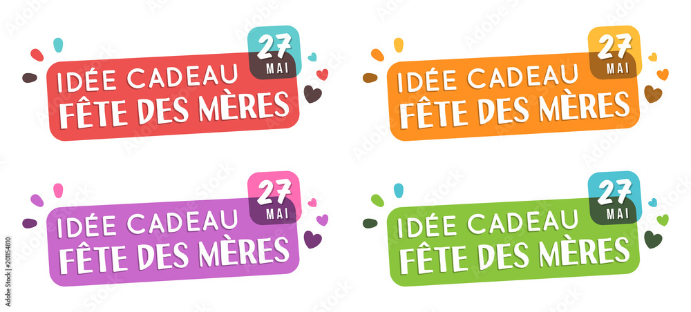 Fête des Mères 2018 - Idée Cadeau Stock Vector | Adobe Stock