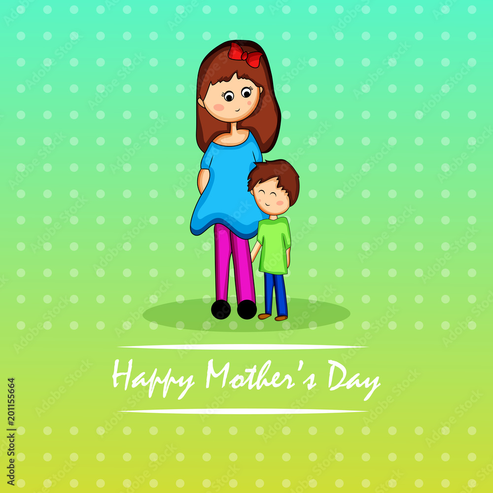 Illustration of background for Mother's Day Illustration of background for Mother's Day