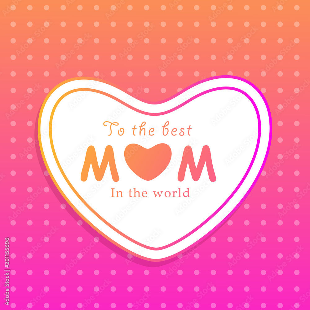 Illustration of background for Mother's Day Illustration of background for Mother's Day