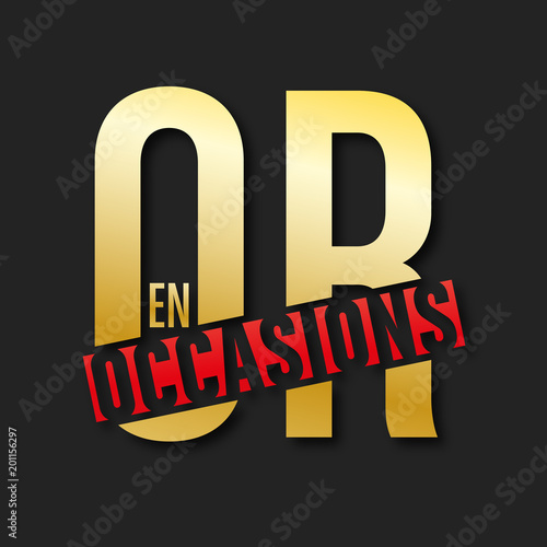 occasion en or