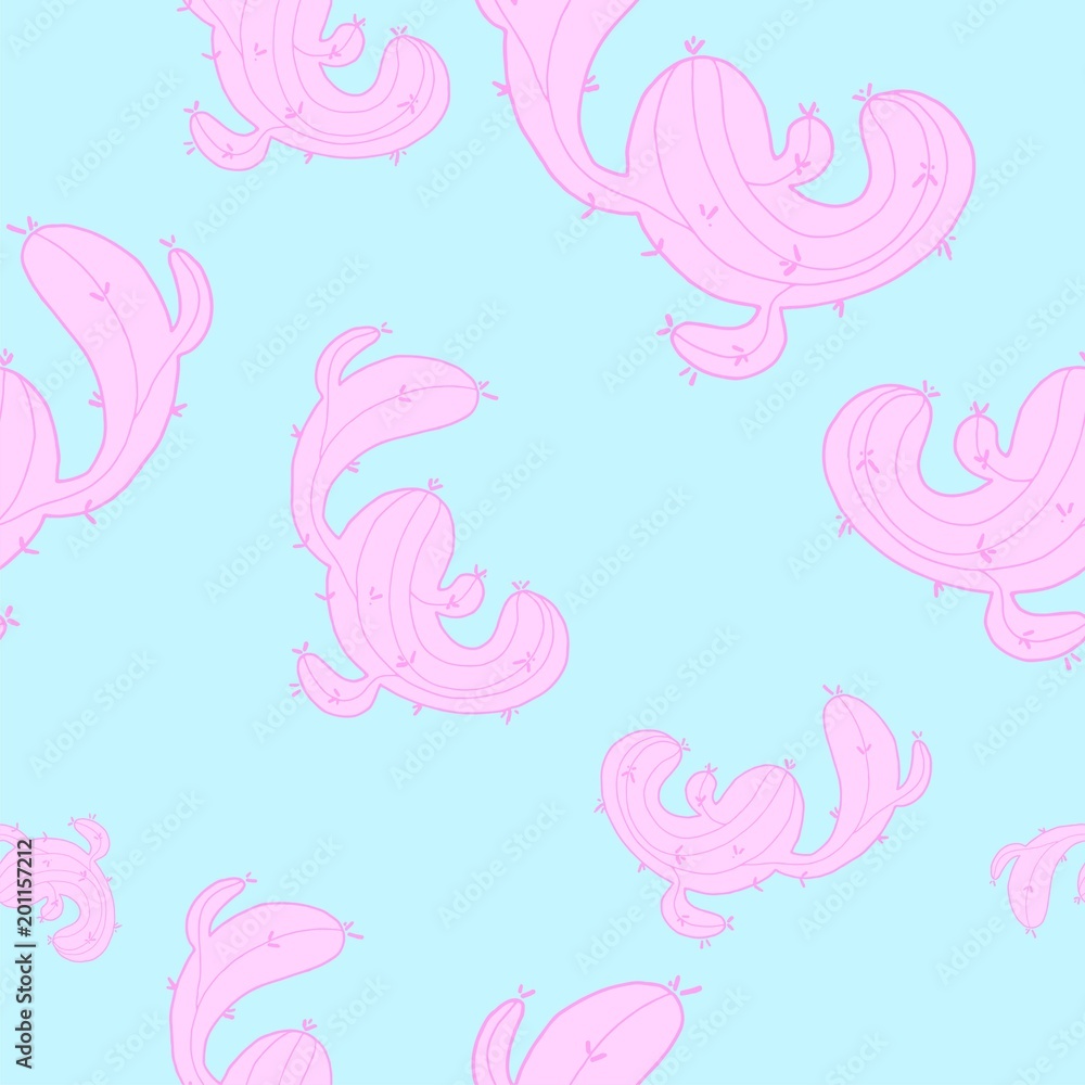 cactus seamless pattern design cactus seamless pattern design