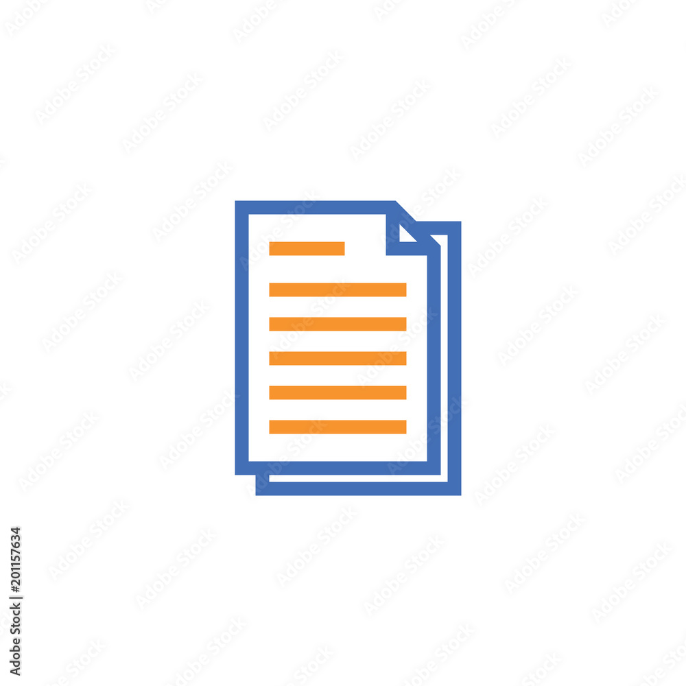 Document paper outline icon. isolated note paper icon in thin line style for graphic and web design. Simple flat symbol Pixel Perfect vector Illustration. Document paper outline icon. isolated note paper icon in thin line style for graphic and web design. Simple flat symbol Pixel Perfect vector Illustration.