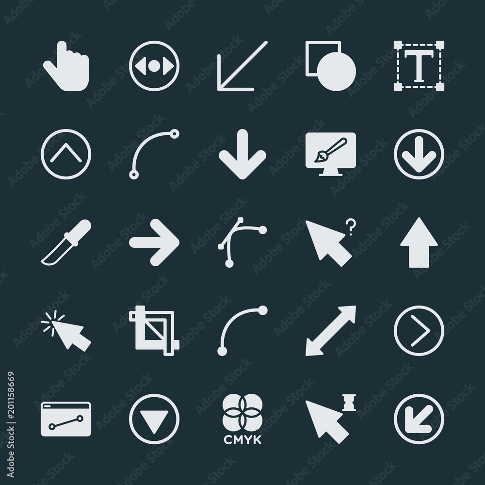 Modern Simple Set of arrows, cursors, design Vector fill Icons. ..Contains such Icons as web, internet, right, down, icon, computer, up and more on dark background. Fully Editable. Pixel Perfect. Modern Simple Set of arrows, cursors, design Vector fill Icons. ..Contains such Icons as web, internet, right, down, icon, computer, up and more on dark background. Fully Editable. Pixel Perfect.