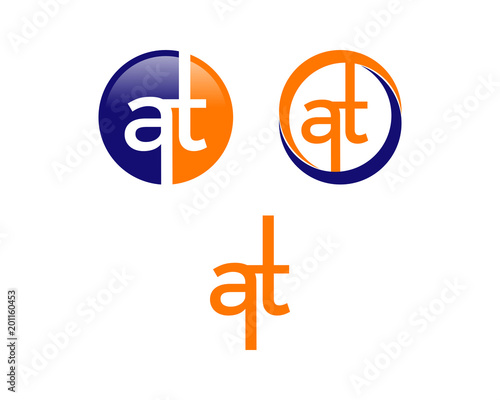 at letter logo collection