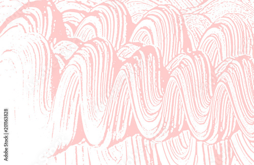 Natural soap texture. Amusing millenial pink foam trace background. Artistic captivating soap suds. Cleanliness, cleanness, purity concept. Vector illustration.
