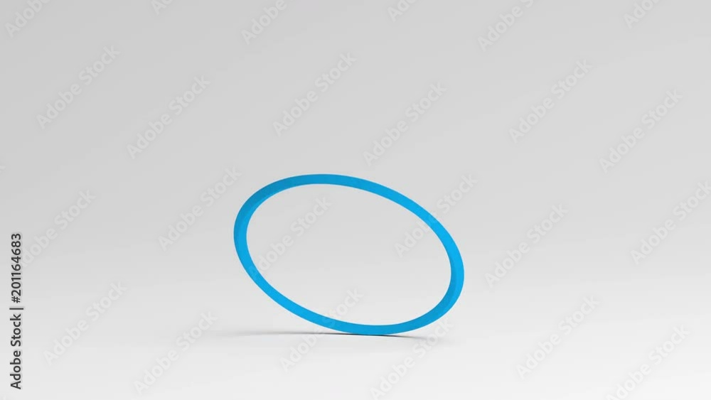 Abstract 3d rendering of rotating ring. Cgi loop animation. Modern background with circle shape. Balance concept. Seamless motion design for poster, cover, branding, banner, placard. 4k UHD Abstract 3d rendering of rotating ring. Cgi loop animation. Modern background with circle shape. Balance concept. Seamless motion design for poster, cover, branding, banner, placard. 4k UHD