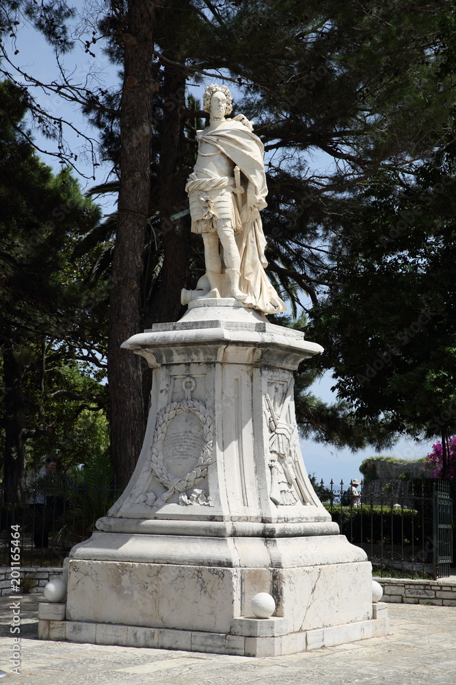 Schulenburg Denkmal in Korfu Stadt