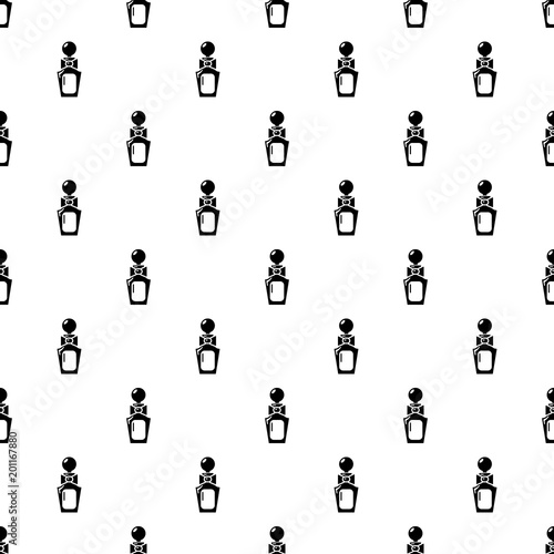 Perfume bottle art pattern vector seamless repeating for any web design