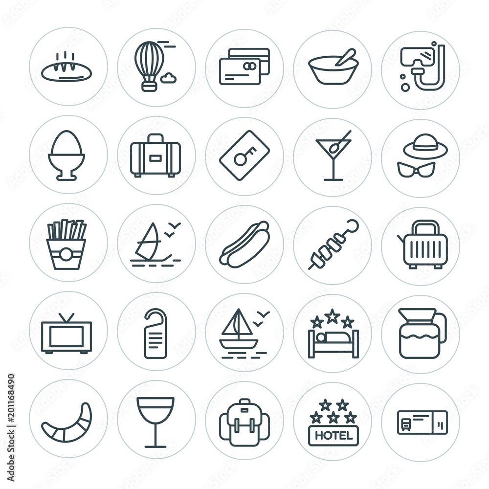 Modern Simple Set of food, hotel, drinks, travel Vector outline Icons. ..Contains such Icons as food, three, symbol, drink, hotel, surf and more on white background. Fully Editable. Pixel Perfect Modern Simple Set of food, hotel, drinks, travel Vector outline Icons. ..Contains such Icons as food, three, symbol, drink, hotel, surf and more on white background. Fully Editable. Pixel Perfect