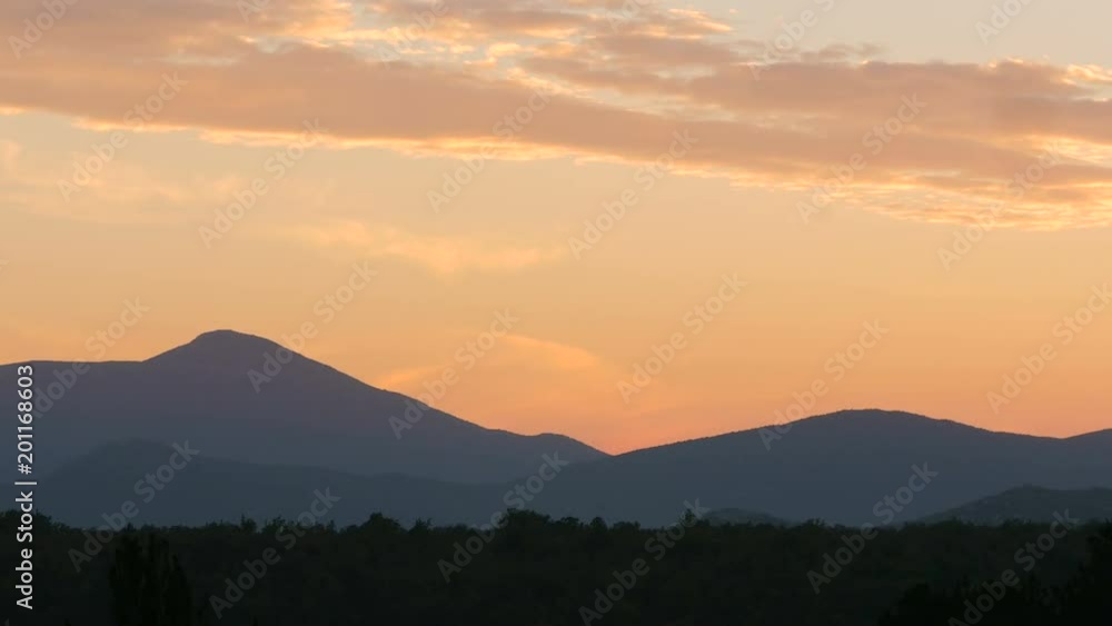 Mountains at dusk Mountains at dusk