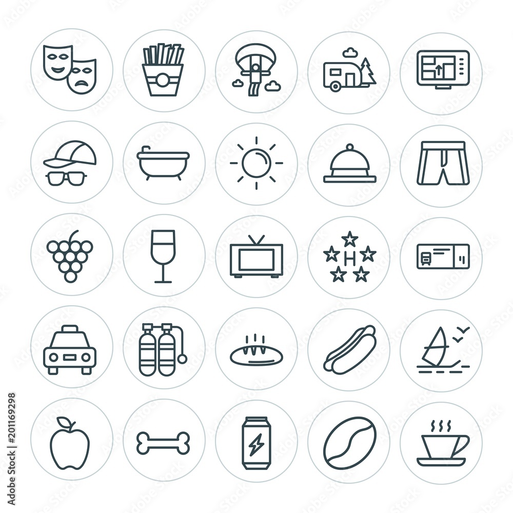 Modern Simple Set of food, hotel, drinks, travel Vector outline Icons. ..Contains such Icons as potato, illustration, nature, wine, can and more on white background. Fully Editable. Pixel Perfect Modern Simple Set of food, hotel, drinks, travel Vector outline Icons. ..Contains such Icons as potato, illustration, nature, wine, can and more on white background. Fully Editable. Pixel Perfect