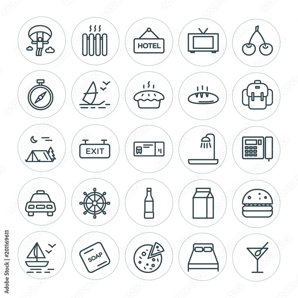 Modern Simple Set of food, hotel, drinks, travel Vector outline Icons. ..Contains such Icons as room, food, bed, sea, energy, furniture and more on white background. Fully Editable. Pixel Perfect Modern Simple Set of food, hotel, drinks, travel Vector outline Icons. ..Contains such Icons as room, food, bed, sea, energy, furniture and more on white background. Fully Editable. Pixel Perfect