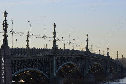  Panorama of the St. Petersburg Trinity Bridge