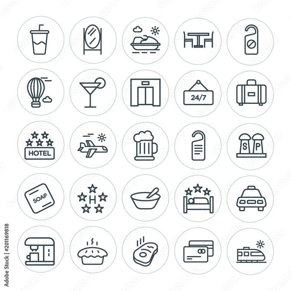 Modern Simple Set of food, hotel, drinks, travel Vector outline Icons. ..Contains such Icons as modern, star, sport, transport, symbol and more on white background. Fully Editable. Pixel Perfect Modern Simple Set of food, hotel, drinks, travel Vector outline Icons. ..Contains such Icons as modern, star, sport, transport, symbol and more on white background. Fully Editable. Pixel Perfect