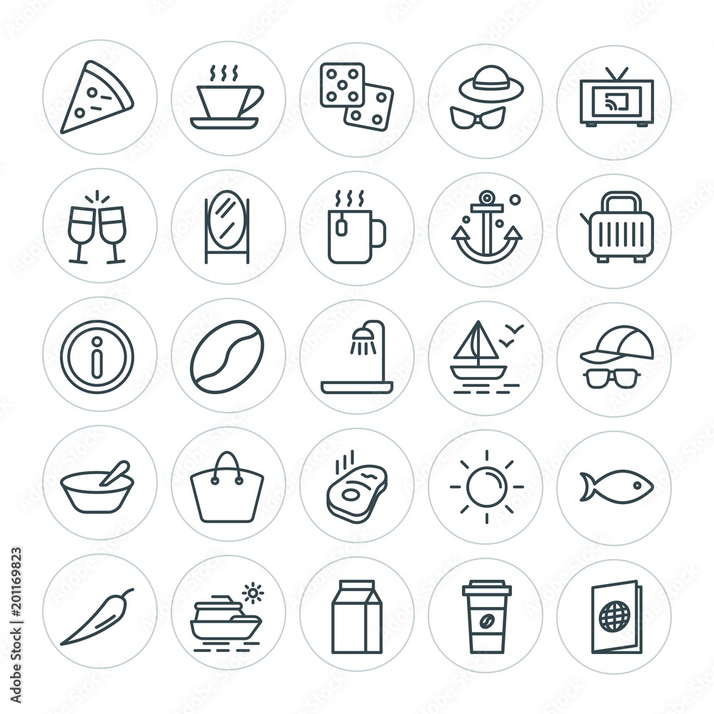 Modern Simple Set of food, hotel, drinks, travel Vector outline Icons. ..Contains such Icons as boat, illustration, summer, casual, sea and more on white background. Fully Editable. Pixel Perfect Modern Simple Set of food, hotel, drinks, travel Vector outline Icons. ..Contains such Icons as boat, illustration, summer, casual, sea and more on white background. Fully Editable. Pixel Perfect