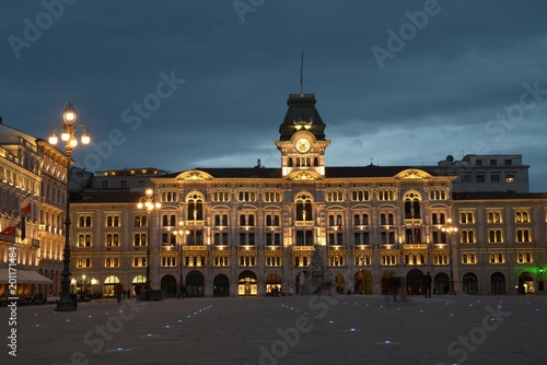 Hôtel de ville de Trieste sur la piazza Unità d'Italia