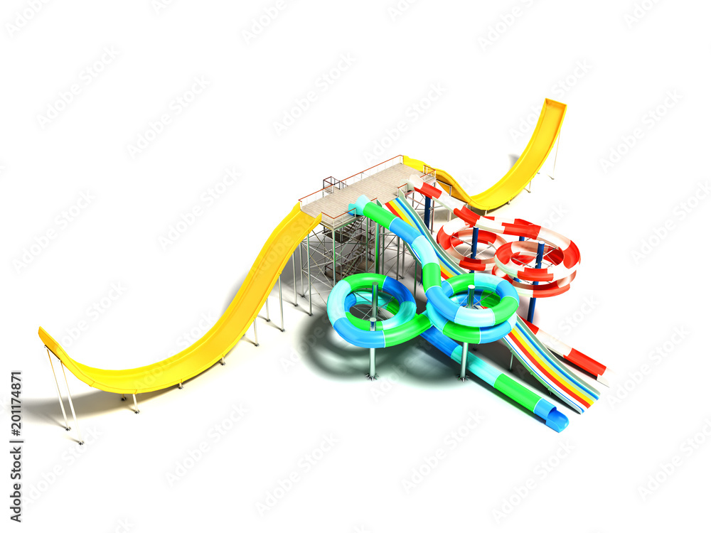 Water Coaster Rides Graphic Water rides on the beach or in the pool two roller coaster springs and ...