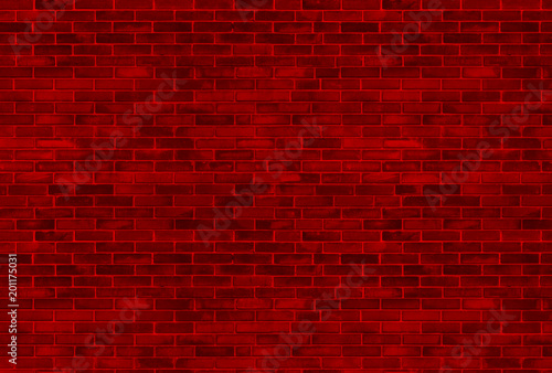 red colored brick wall texture