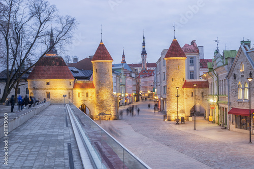 Tallinn, Estonia - Famous Landmark Viru Gate