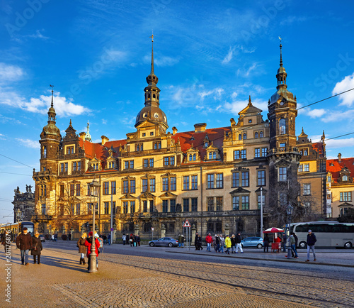 Dresden, Germany Royal Castle residence in capital of Saxony