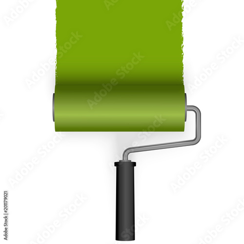 paint roller with marking