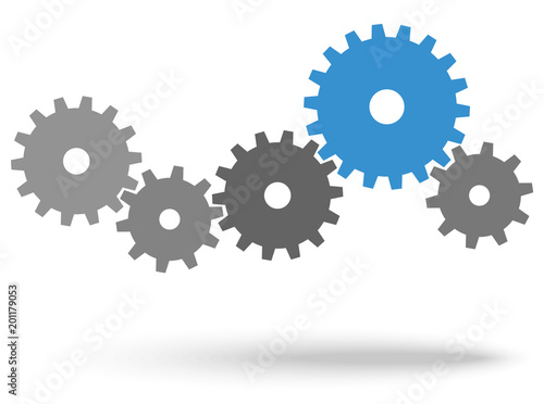 gears for cooperation symbolism