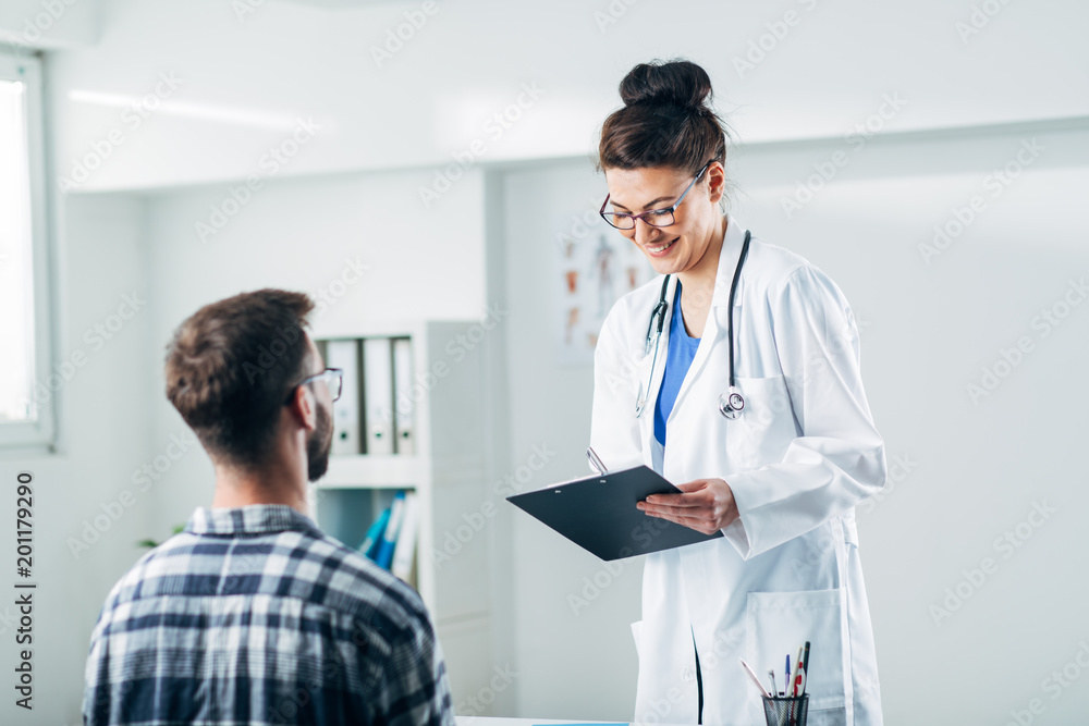 Fototapeta premium Doctor and patient