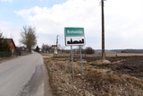 tablica z nazwą Bohoniki wjazd do miejscowości
