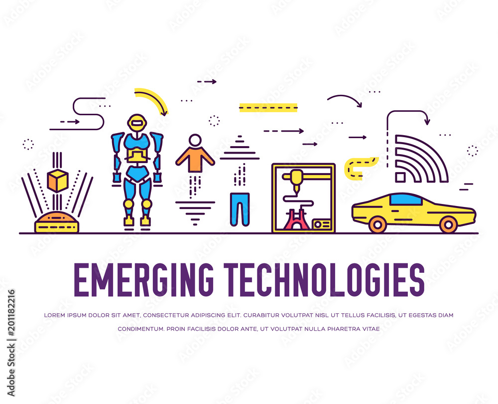 Technology thin line icons set. Automation outline artificial intelligence tech vector pack Technology thin line icons set. Automation outline artificial intelligence tech vector pack