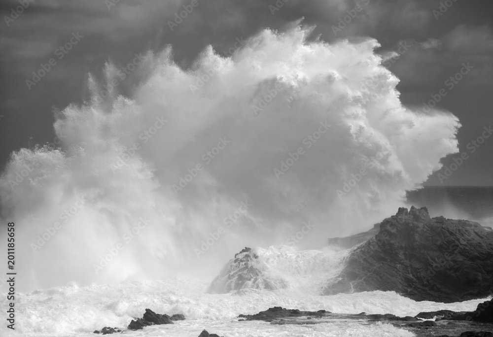 Obraz premium Gran Canaria, foamy waves