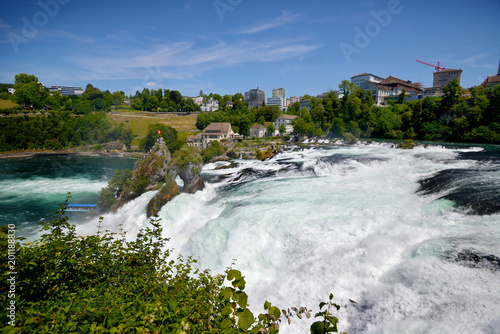 Rhine falls in Schaffhausen, Switzerland