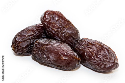 Wallpaper Mural High quality dats on white background (fruits of date palm Phoenix dactylifera) Torontodigital.ca