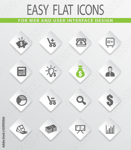 Business icons set
