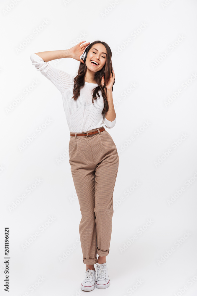 Full length portrait of a happy asian businesswoman Full length portrait of a happy asian businesswoman