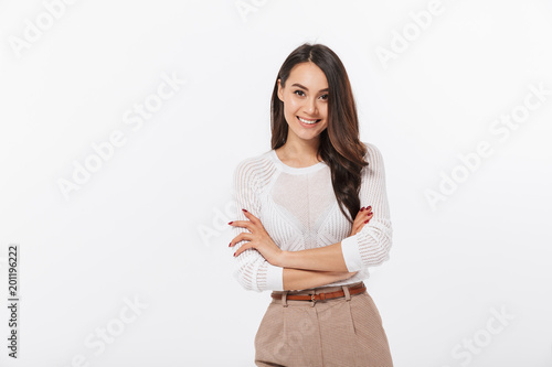 Portrait of a smiling asian businesswoman