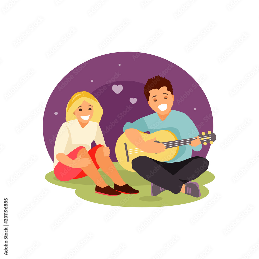 Couple in love vector Couple in love vector