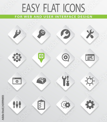 Settins icon set