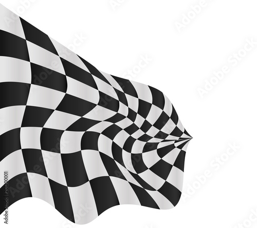 checkered flag background vector race design