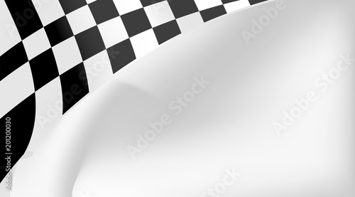 checkered flag background vector race design