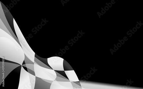 checkered flag background vector race design