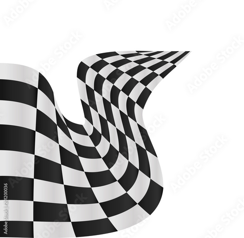 checkered flag background vector race design