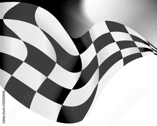 checkered flag background vector race design