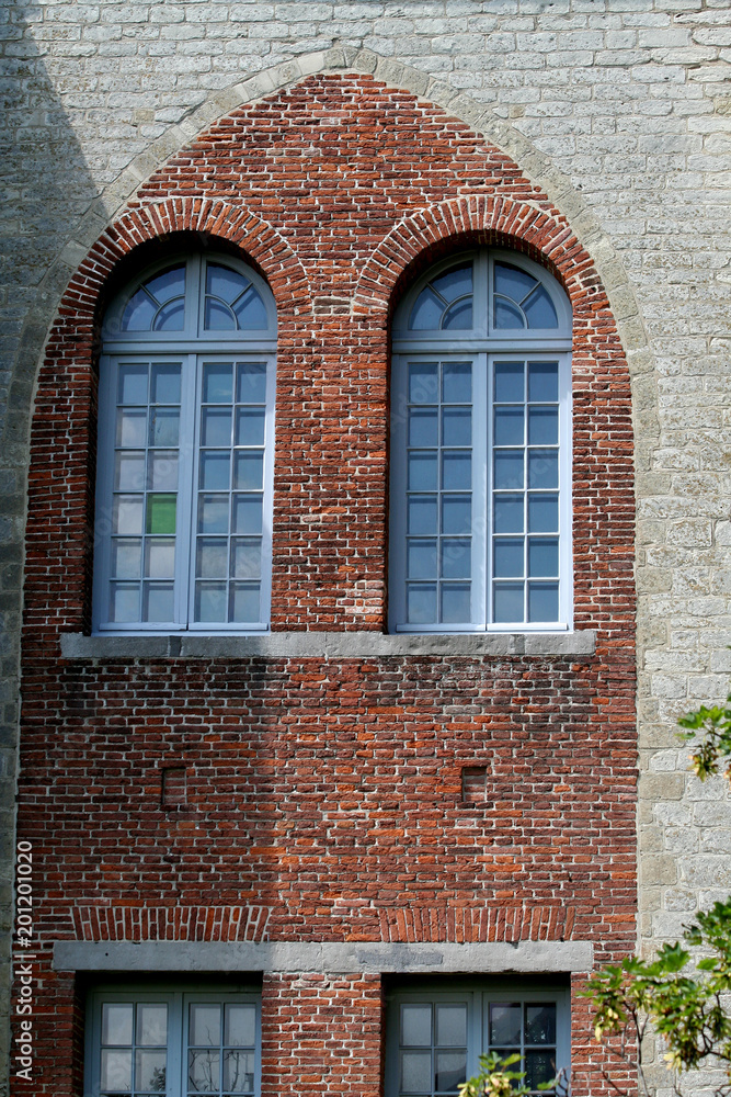 exterior of the great church in the center of town