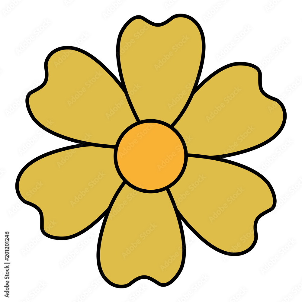 beautiful flower decorative icon vector illustration design beautiful flower decorative icon vector illustration design