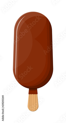 Ice cream on stick.