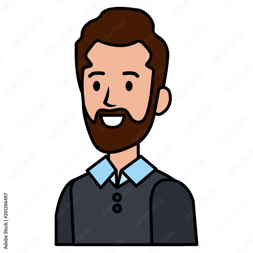 businessman with beard avatar character icon vector illustration design businessman with beard avatar character icon vector illustration design