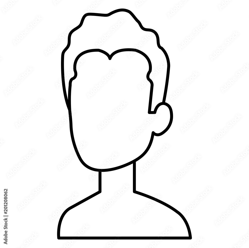 young man shirtless avatar character vector illustration design young man shirtless avatar character vector illustration design