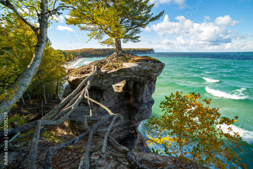 Chapel Rock and Lake Superior - Upper Peninsula of Michigan, USA