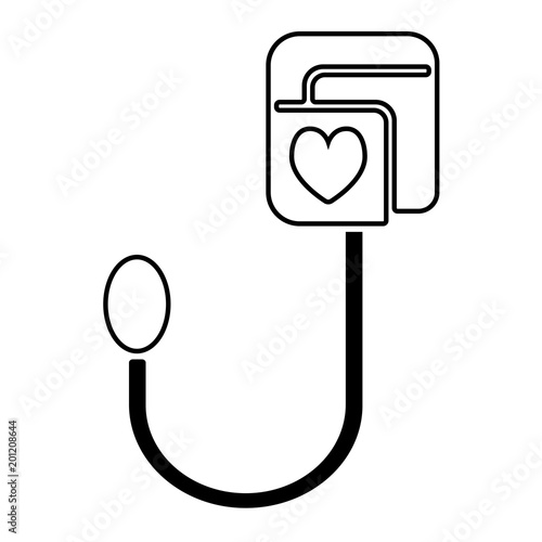 Medizin & Gesundheit Icon - Blutdruckmessgerät