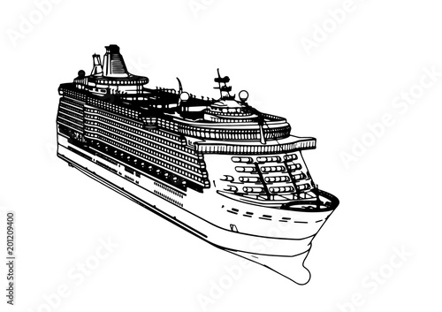 sketch of a vector liner cruise